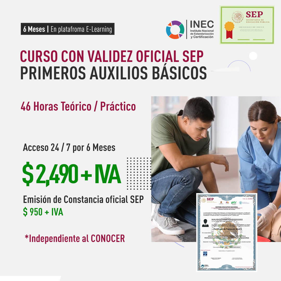 Primeros Auxilios nivel Básico