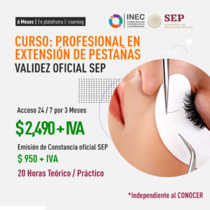 PROFESIONAL EN EXTENSIÓN DE PESTAÑAS PELO A PELO